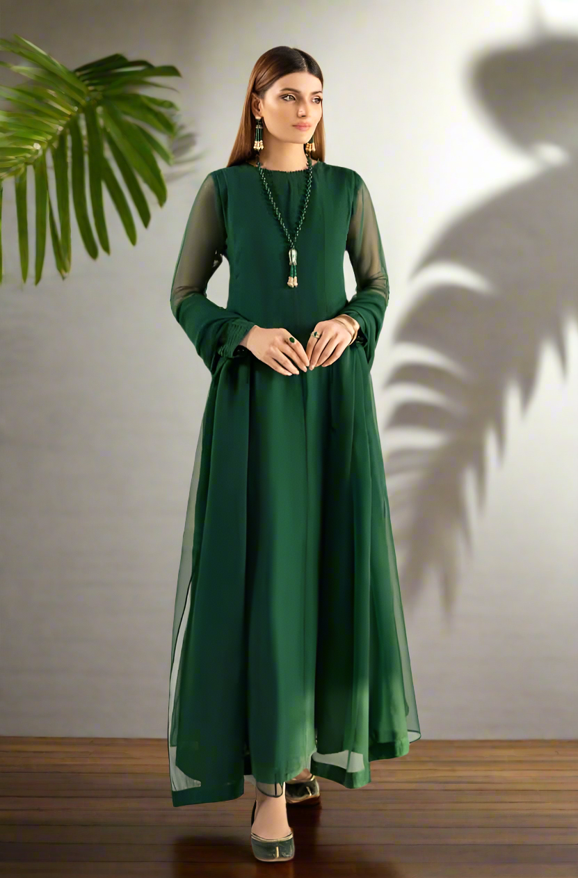 Chiffon Maxi with Dupatta