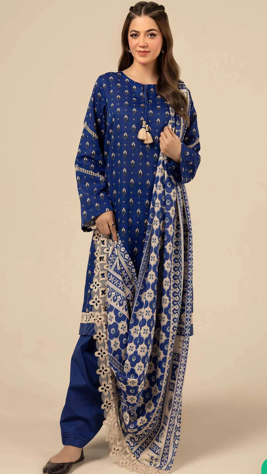 3 Piece - Printed Suit unstitched