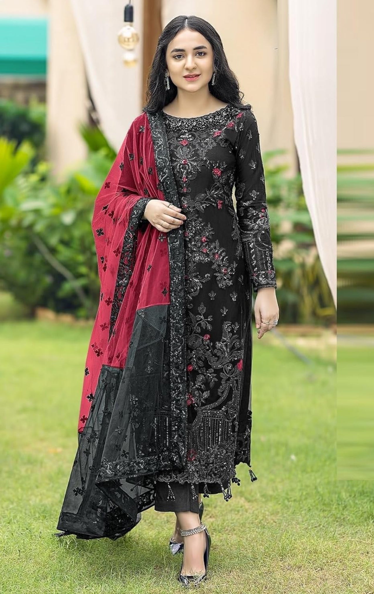 UnStitched Embroidered Salwar Suit